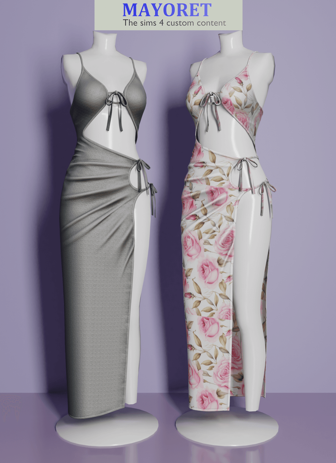 Скриншот мода Платье Friska Satin Long dress